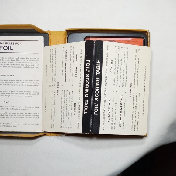 1970 FOIL Game of Words N Wits by 3M Company - Picture 10 of 14